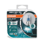 OSRAM HB3 halogen lamps (2pcs) COOL BLUE INTENSE (NEXT GEN) / 60W / 1860Lm / Brightness +100% / Color temperature up to 5000K / 4062172215022