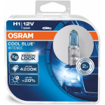 OSRAM H1 галогенные лампы (2шт.) COOL BLUE INTENSE / 55W / 1550Lm / Яркость +20% / Цветовая температура 5000K / 4008321650719 / 21-205 :: H1