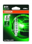 OSRAM H1 halogēna spuldze ULTRA LIFE 4008321416100