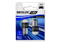 NEOLUX LED bulbs (2 pcs.) P21/5W / BAY15d / 1.2W / 12V / 6000K - cold white / NP2260CW-02B / 4052899477476 / 22-028 :: LED bulbs (Turn, Stop and marker lights)