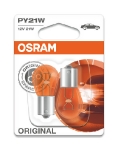 OSRAM Лампы в указатель поворота PY21W BAU15S ORIGINAL (x2) 4050300925462 :: LED диоды для огней (поворота, стоп, габаритных)