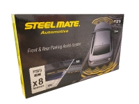 SteelMate Professional parkošanās sistēma ar M5+M6 displeju, 14D-12 melns sensors / 25-4601 / 2000002002482