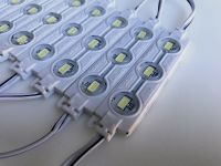 SUPERAKCIJA! LED modulis 1.5W 145 Lm / LED Modules 12V ar lēcam / 3 x SMD LED 5730 / IP67 / 75x18mm
