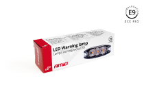 LED лампа стробоскоп / вспышка / 3x3W LED R65 R10 / 12/24V / IP67 / 5903293022979 / 25-313 ::  LED warning lights / emergency lights