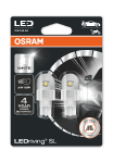 OSRAM LEDriving SL лампочка W16W (2 шт.) / 6000K / 2.9W / 280Lm / 4 года гарантия / 4062172150804 / 21-2972 :: OSRAM LED W16W / W21W