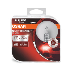 OSRAM H1 галогеновые лампы NIGHT BREAKER SILVER / 55W / 12V / 3200K / 1550Lm / 4052899992252 / 21-2100 :: OSRAM NIGHT BREAKER