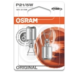 OSRAM Pagrieziena rādītāju spuldzes / stop signāla spuldze ORIGINAL (x2) / P21/5W / 4050300925523 / 21-1798