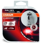 OSRAM H4 halogēna spuldzes (2gab.) SILVERSTAR 2.0 4008321786005