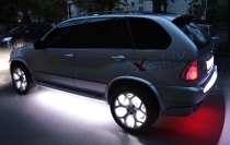 Лента 3528 - 120 диодов на метр. Водостойкая. Высшее качество / CREE светодиоды :: LED strip lighting under the car (neon cloud)