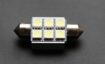 LED подсветка номера C5W Can Bus (без ошибок)  39mm / 12V / SAMSUNG LED 5050 Повышенной яркости :: LED диоды для подсветки номера без ошибок (Can Bus - No error)
