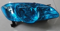 Blue tinting film for headlights "VisionalFilms" :: Car light tinting films