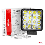LED Рабочие огни / дополнительное освещение для авто AWL10 / EPISTAR LED диоды / 48 Вт (16 диодов) / 3840лм / IP67 / 6500K - холодный белый  / 5903293024249 / 25-296