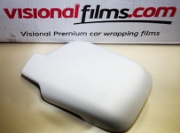 Белая матовая тесктурная плёнка "Visional Films Premium" - Bubble Free. Ширина 152cm