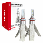 Комплект светодиодных лампочек для передних фар RS+ HB3 9005 / 12-36V / 3500Lm / 50W / 6X4W (1 x лампочка) Luxeon ZES / 6000K / 5903293010877 / 25-176 :: HB3 (9005)