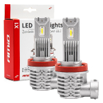LED bulb kit H8/H9/H11 / 10-16V DC / 4400Lm / 40W / IP67 / 6500K / 5903293029671 / 25-621 :: LED spuldžu komplekti