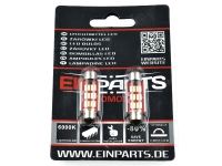LED лампочки C10W / 12 x SMD 4014 / 39mm / 6000K / CANBUS / EINPARTS / 5902537801417 / 25-2123 :: EINPARTS