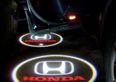 LED лазерная подсветка логотипа Honda