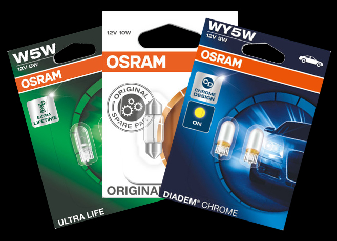 OSRAM габаритные галогеновые лампы