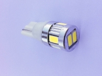LED Gabarīti T10 / W5W- 12V / 0,54 W / 6 LED SMD5050 B-klass :: LED Diodes gabarītgaismām