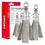 Комплект LED лампочек H7 / 40W / 12-24V / 6000K - холодный белый / 2600lm / FLEX + Lens / 5903293036600 / 25-586 :: LED spuldžu komplekti