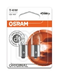 OSRAM T4W halogēna spuldze ORIGINAL / 4W / 12V / 35Lm / 4050300647609 / 21-287 :: OSRAM ORIGINAL