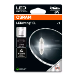 OSRAM LED C5W Lamp / 0.8W / 36mm / SV8.5-8 / 6000K / LEDriving / 4062172401159 / 21-5134