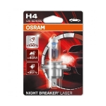 OSRAM H4 NIGHT BREAKER LASER/ Spilgtums +130% / Stara garums +40m halogēna spuldze 4052899436831 :: H4