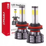 LED gaismas spuldžu komplekts H8/H9/H11 COB / 4Side / 5903293028452 :: LED lampas H un HB Tips