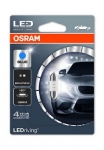 OSRAM LED spuldze SV8.5-8 31mm 0.5W 12V BLUE 4052899358133 :: OSRAM halogēna C5W