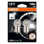 OSRAM LED bulbs R10W, 1W, 12V, 6000K, LEDriving SL series / 4062172222846 / 21-2930