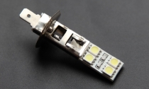 LED gaismas diožu spuldze H1 - 8 diodes 5050 :: LED lampas H un HB Tips