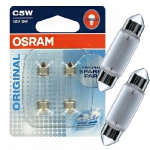 OSRAM halogēnās spuldzes C5W 5W ORIGINAL (x2) 4050300925622 :: OSRAM halogēna C5W