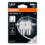 OSRAM LED P21W / 1,8W / 6000K / SL / WHITE / (2 gab.) / 4062172401210 / 21-5136