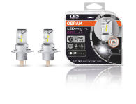 LED light bulbs set H4/H19 / LEDriving HL EASY / P43t / 16.5W / 12V / 1400/1100Lm / 6500K - cold white / 4062172312578 / 21-070