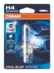 OSRAM H4 halogēna spuldze COOL BLUE INTENSE / 60/55W / 1650/100Lm / Spilgtums 20% / Krāsas temperatūra 4200K / 4008321651280 / 21-2472 :: H4