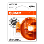 OSRAM Halogēna spuldzes WY5W, 5W, 12V, 30Lm, ORIGINAL LINE sērija / 4052899570894 / 21-3099 :: OSRAM halogēna WY5W