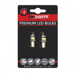LED Bulbs (2 pc.) BA9S / T4W / SMD4014 / 12V / 6000K / 5902537821835 / 25-2133 :: LED Number plate bulbs