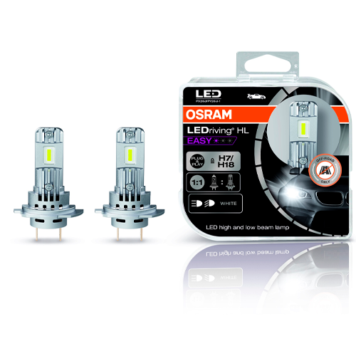 LED Spuldzes H7/H18, 16W, 6500K, 12V, LEDriving HL EASY sērija