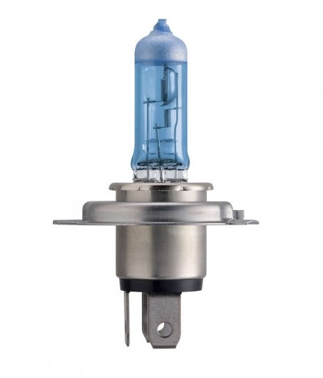 Halogēna spuldzes H4, 12V, 60/55W, BLUE LIGHT