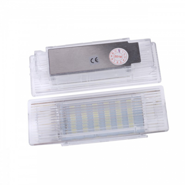 LED numura apgaismojums EP37 / 2x 1,8W / 6000K / 12V / 5901958631740 / 25-2148