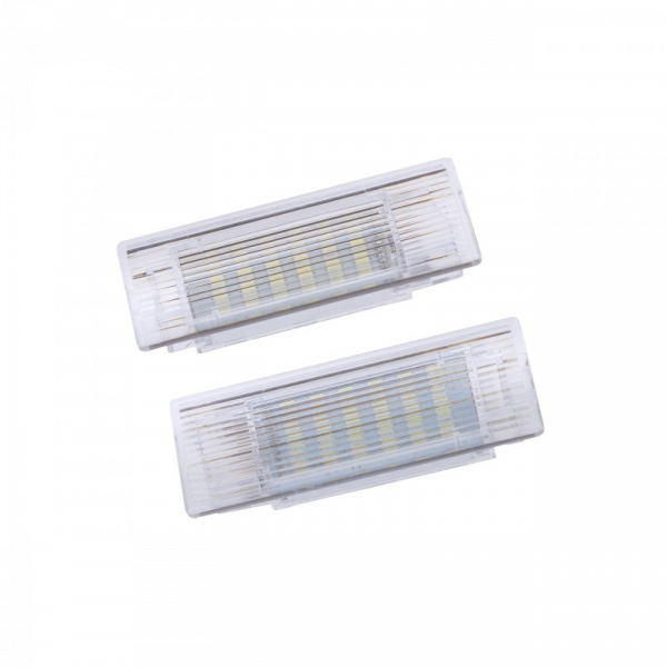 LED numura apgaismojums EP37 / 2x 1,8W / 6000K / 12V / 5901958631740 / 25-2148