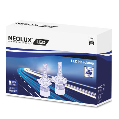 LED spuldzes H4, 12V, 13W, 6000K