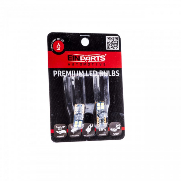 LED лампочка W5W (8 x OSRAM LED 3030) / 6000K / CANBUS / 5902537813687 / 25-1885