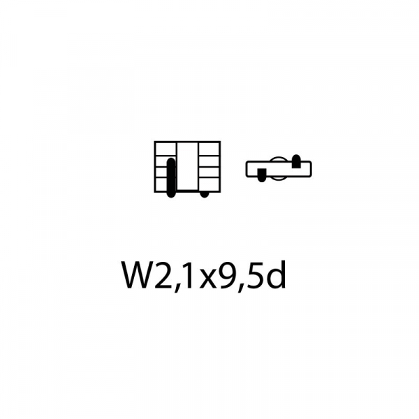 LED лампочка W5W (8 x OSRAM LED 3030) / 6000K / CANBUS / 5902537813687 / 25-1885