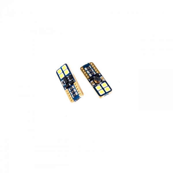 LED лампочка W5W (8 x OSRAM LED 3030) / 6000K / CANBUS / 5902537813687 / 25-1885