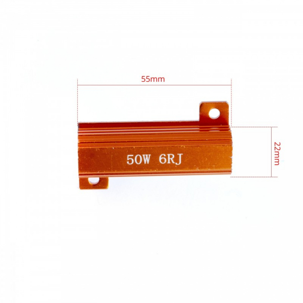 Rezistors CANBUS H7 lampām, 6 Ω, 50 W